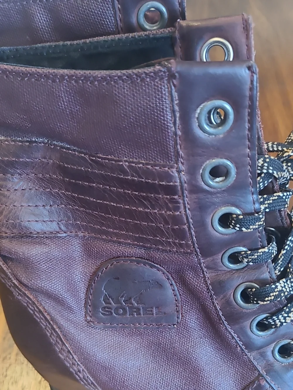 Sorel Lexie Wedge Brown Size 11